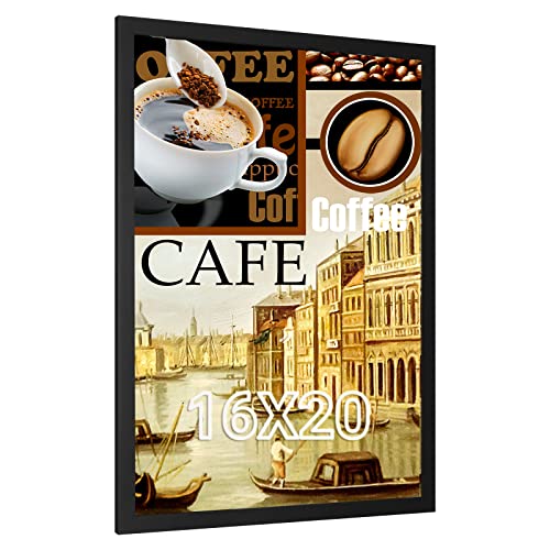 11x22 Frame Rustic Brown, Distressed 22x11 Picture Frame, Art Pic Hanging Poster Frame, 11 by 22 Gallery Family Concert Portrait Wall Photo Frame Anniversary/Birthday/Wedding/Thank you/Christmas Gift