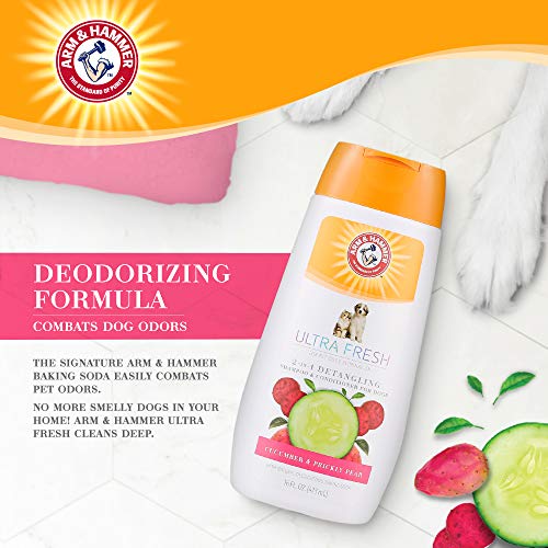 Arm & Hammer for Pets Ultra Fresh Dog Shampoos, Dog Conditioner, and Dog Spray from Arm and Hammer - Great Smelling Dog Grooming Supplies, Dog Bathing Supplies, Dog Wash, Puppy Shampoo, Pet Shampoo