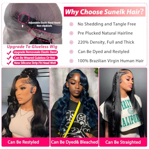 220 Density 13x6 Ombre Lace Front Wig Human Hair 1B/27 Balayage Highlight Body Wave Lace Front Wigs Human Hair Colored Ombre Brown Wig Human Hair Glueless HD Lace Frontal Wigs Human Hair 20 Inch