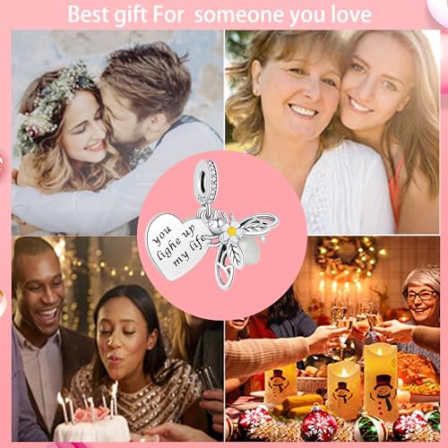 ZHIPAL 925 Sterling Silver Charm for Bracelet Necklace Dangle Love Mom best friends dangle Butterfly Party Birthday Charm Beads Princess dress Gift for Women (Princess dress)