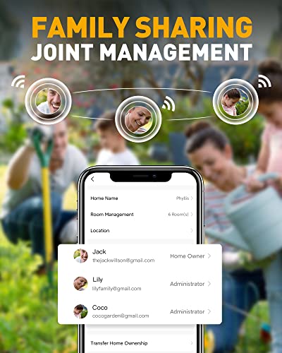 RAINPOINT WiFi Water Timer, Smart Hose Timer WiFi Irrigation Controller, Wireless Watering System Valve, APP & Voice Control, Weather-Based Automatic Rain Delay, Brass Inlet