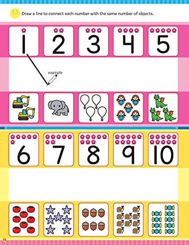 Play Smart Wipe-Clean Workbook: Ages 2-4: Tracing, Letters, Numbers, Shapes