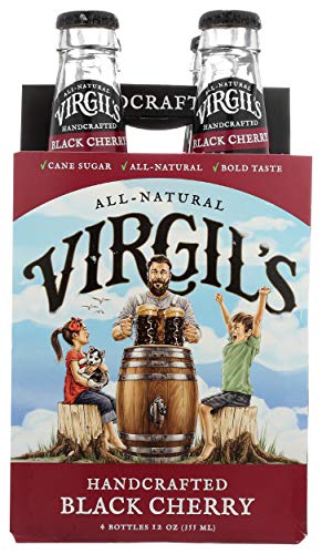 Virgil's Cream Soda, Black Cherry, 12 Ounce