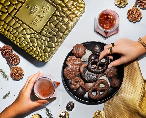Chocolate Gift Basket, Gourmet Chocolates Variety Snack Box, Assorted Food Arrangement Platter, Birthday Present, Holiday, Corporate Parties, Sympathy, Candy Gifting Idea, Him, Her, Men, Women, Family