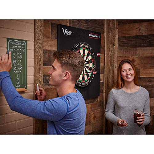 Viper Chalk Scoreboard: Cricket and 01 Dart Games, Green, 15.5" H x 8" W