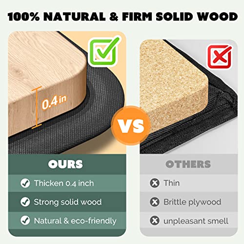 TigeJoy Heavy Duty Sofa Cushion Support Board for Sagging Couches, Thick Solid Wood Boards Add Strong Seat Supports, 20.5''Wx 23" L for Armchair, Replacement Stuffing Under Couches Sofa Saver