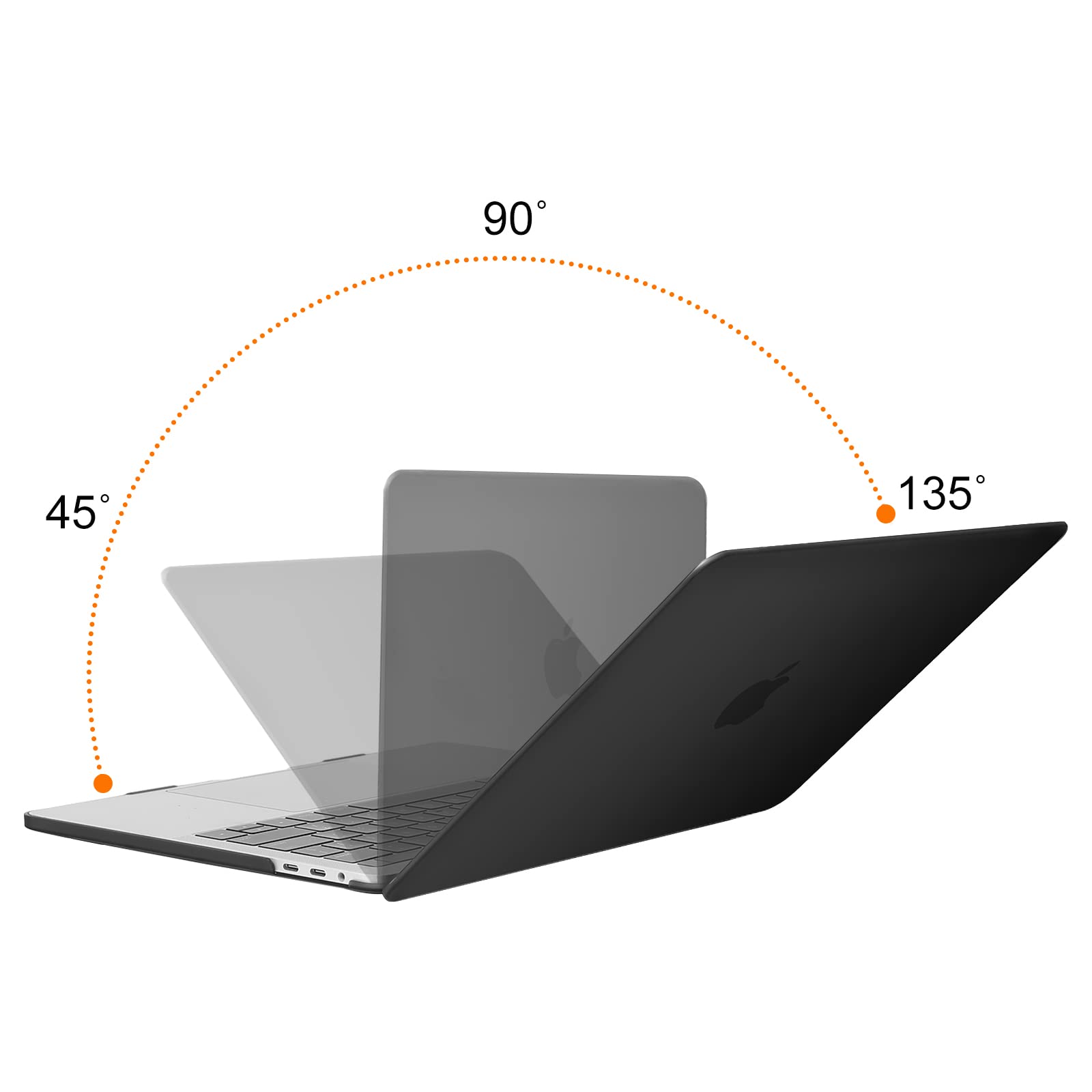 MOSISO Compatible with MacBook Pro 13 inch Case M2 2026 2025 2024 2023 2022-2016 A2338 M1 A2251 A2289 A2159 A1989 A1708 A1706, Plastic Hard Shell&Keyboard Cover&Screen Film&Storage Bag, Black