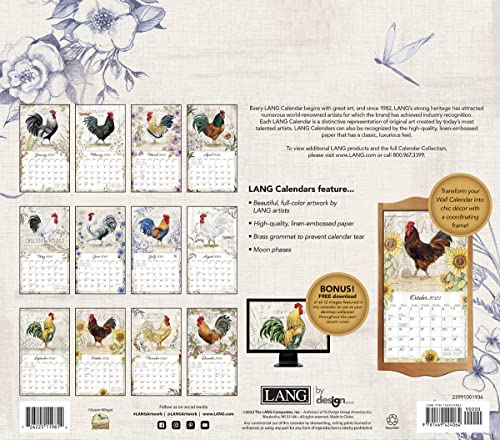 LANG PROUD ROOSTER™ 2023 WALL CALENDAR