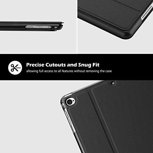 ProCase Smart Cover for iPad 9.7 (2018 & 2017, Old Model) / iPad Air 2 / iPad Air Case, Slim Stand Protective Folio Case for iPad 9.7 Inch 5th/6th Generation, Also Fit iPad Air 2 / iPad Air -Black