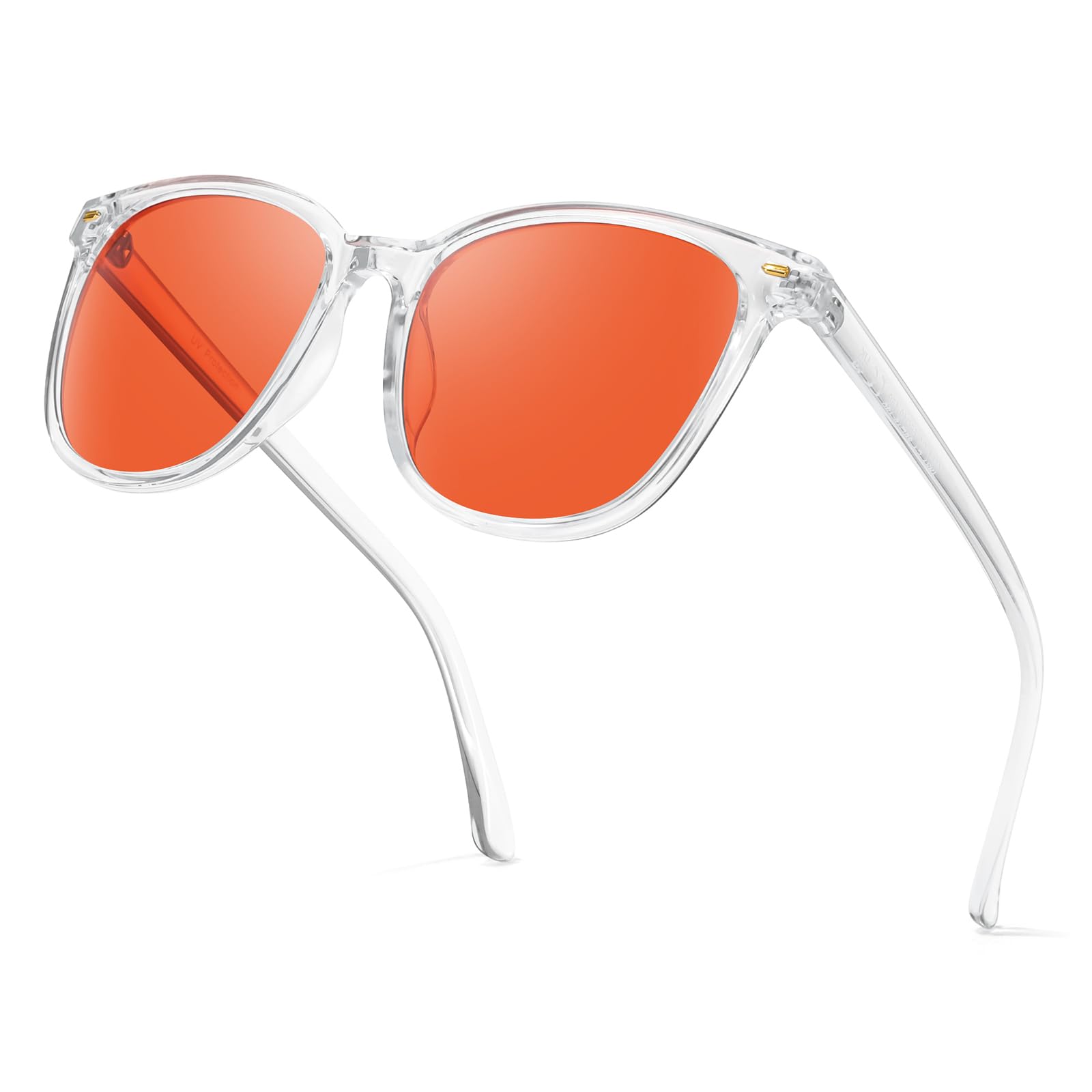 TJUTR Sleep Blue Light Blocking Glasses for Women Men, Professional 2.0 AR Coatings Red Lens for Computer Reduce Eyestrain