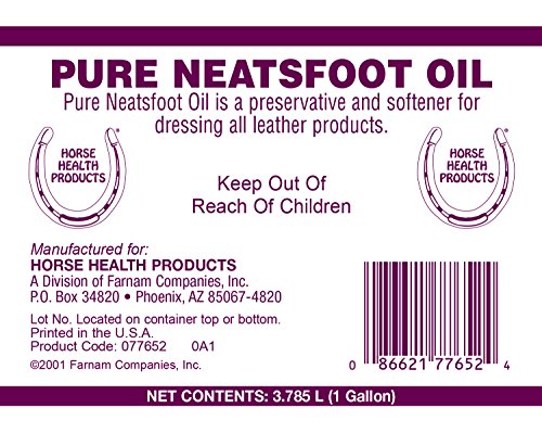 Farnam Horse Health Pure Neatsfoot Oil, 1 gallon