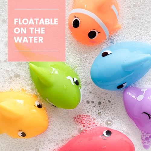 Hely Cancy Bath Toys for Babies 0 Months, No Hole Baby Bath Tub Toys, 1 Year Old Bath Shower Toys for Boys Girls