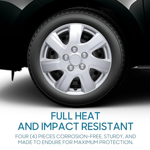 BDK Hubcaps Wheel Covers For (2006-2014) Toyota Camry 16 Inch Hubcaps Set Of 4, Snap-on Direct OEM Replacement For Toyota Camry Hubcaps 16 Inch Wheel Covers Impact-Resistant High Durability