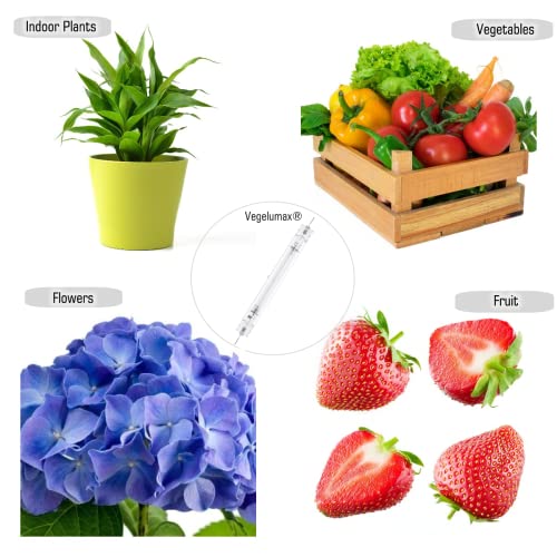 Vegelumax 1000Watt Double Ended High Pressure Sodium Super DE HPS Grow Light Bulb,High PAR Enhanced Red and Orange Optimized Spectrum for Plant Flourishing Growth,CCT 2000K,150000 Lumens,1Pack