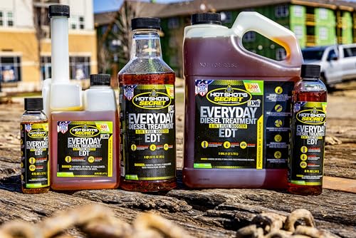 Hot Shot's Secret Everyday Diesel Treatment 1 Gallon, 6-in-1 Diesel Additive - Injector Cleaner, Fuel System Cleaner, Fuel Additive Boosts Cetane (HSSEDT01G)