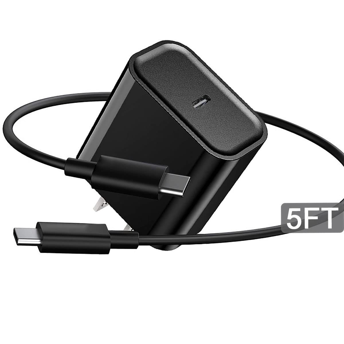 5FT USB-C Beats Earbuds Wall Charger Cord for Beats Studio Buds, Beats Flex, Beats Fit Pro (x Kim Kardashian), New Beats by dre Headphones Accessories Type C Power Adapter Cable Charging Block(Black)