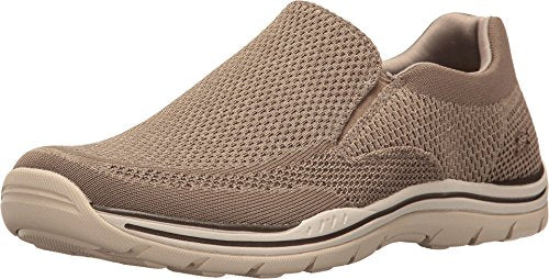 Skechers Men's Expected Gomel Slip-On Loafer, Charcoal, 11.5 XW US