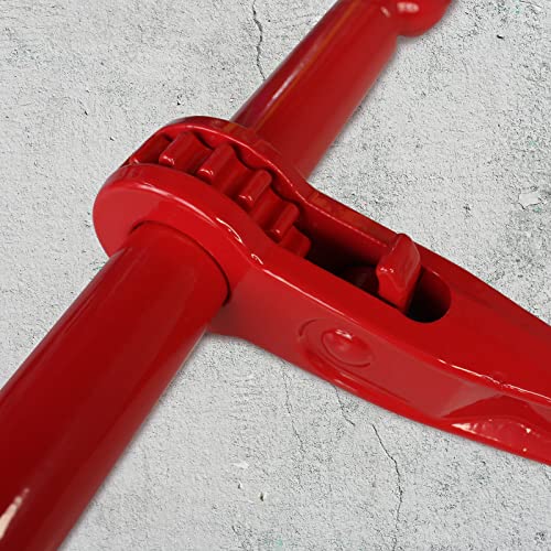 ENJ 4 Pack Ratchet Load Binder with 2 Grab Hooks, for 3/8-1/2 Grade 70 Transport Chain, Load Binder with 9,200 Pound Working Load Limit