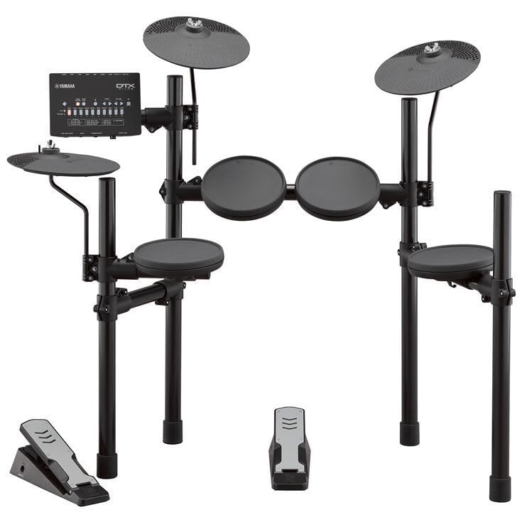 Yamaha DTX402K Customizable Electronic Drum Kit with Silent Kick Pedal