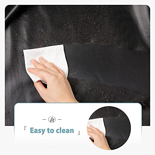 Upgraded Griddle Cover - 22 Inch 17 Inch with Hood and Stand for Blackstone, Waterproof & Heavy Duty with Large Air Vent and Straps