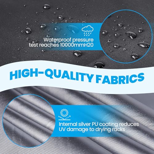 Patio Swing Chair Cover, Mrrihand Waterproof Egg Chair Covers for Outdoor Furniture, Outdoor Windproof Swing Egg Chair Covers with Zipper & Drawstring (74.8”H X 45.3”W, Black)