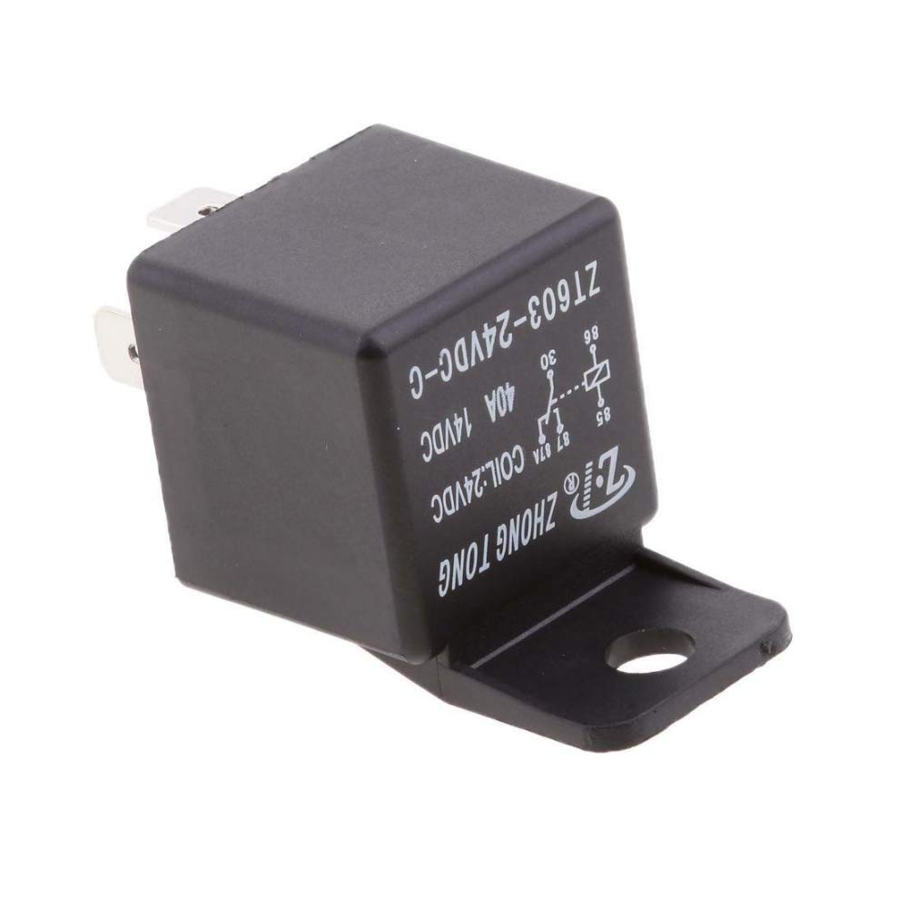 ESUPPORT Car Relay 12V 40A SPDT 5Pin Switch Automotive Pack of 5