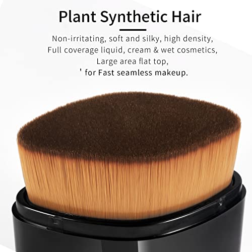 ENZO KEN Natural Goat Hair Eyeshadow Brush, Medium Smudge Eye Shadow Brush, Shader Eye Shadow Brushes, Smudge Brush, Single Natural Hair Makeup Brush, Eyeshadow Blending Brushes