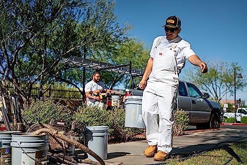 Dickies Industrial Wear mens Painters Bib Overall , White, 38W x 32L US