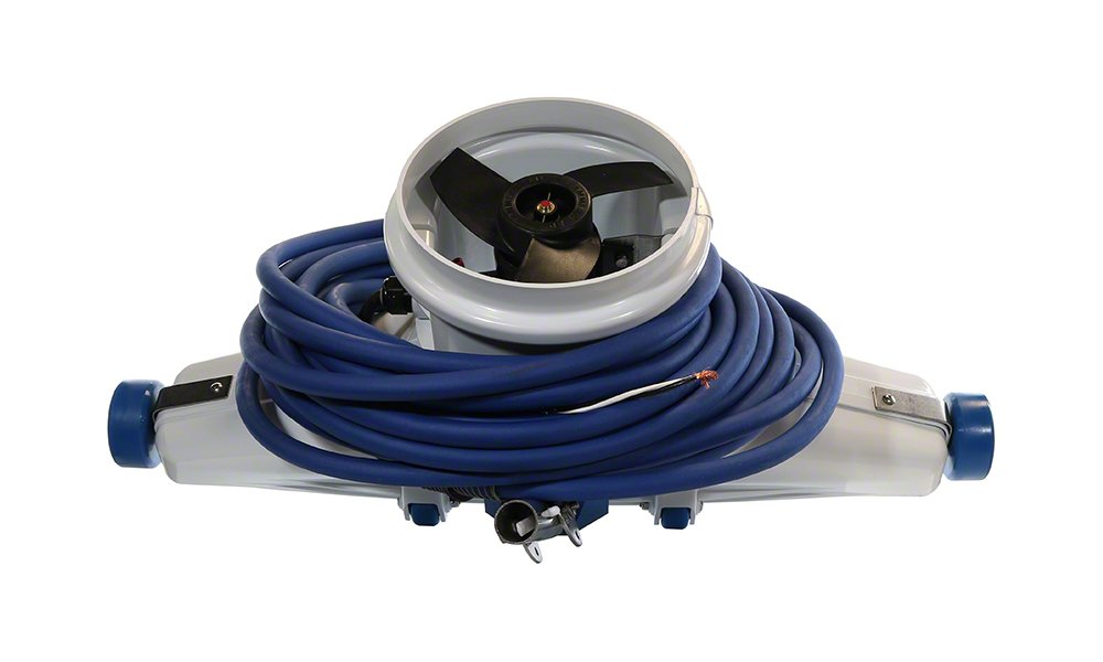 Vacuum Head 30 Inch Complete (60 Foot Cord, Motor, Prop, Yoke and One Debris Bag) White