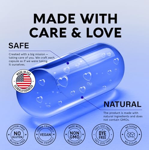 Magnesium Citrate Capsules 1000mg | 100% DV | High Absorption Supplement - Sleep, Muscle & Heart Support - Vegan | Non-GMO - Made in USA - As Powder | Pills | Tablets - 120 Capsules, 2 Month Supply