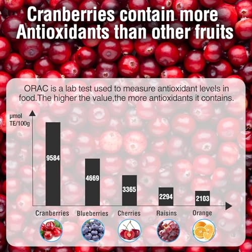 Premium Tasty Dried Cranberries 1 lb, Nestor 100% Natural Non-GMO, No Preservatives,Unsulfured Dry Fruit Sweetened Cranberry for Snacks Baking Oatmeal Salads, US-Grown