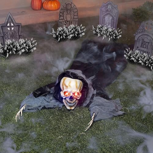 N&T NIETIN 10 Bundles Black Artificial Flowers, Fake Monkey Grass with Flowers, UV Resistant Fake Plants Halloween Black Flowers Decor for Party Front Porch Home Garden Patio