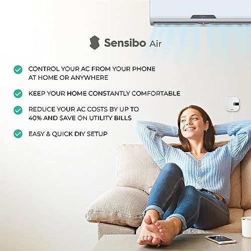 Sensibo Air 3 Pack - Smart Air Conditioner Controllers. Apple HomeKit Certified. 60-Seconds Installation. Maintains Comfort and Energy Saving Features. Compatible with Google, Alexa, Apple HomeKit