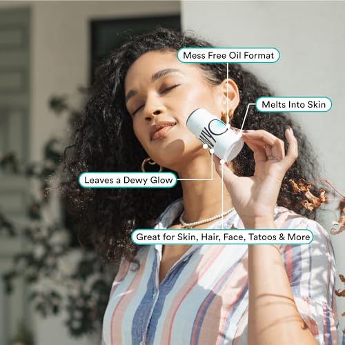 WYOS All Over Moisturizer Stick- Hydrating Oil Stick I Face Moisturizer and Body Moisturizer I Adds Glow and Shine to Face and Body I Non-greasy Formula I The Shining Star