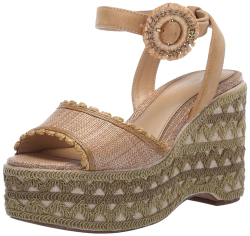 Sam Edelman Amber Wedge Sandal Terra Orange 10 Medium