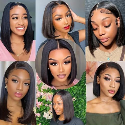 usmoother 99j Burgundy Hd Lace Front Human Hair 13x6 Lace Front Wigs Human Hair 200 Density Human Hair Wigs Red Colored Pre Plucked Pre Cut 32 inch Straight Lace Front Wigs Human Baby Hair For Women