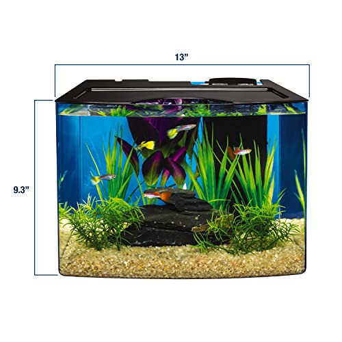 Tetra Aquarium Kit, Fish Tank with Filter & Lights