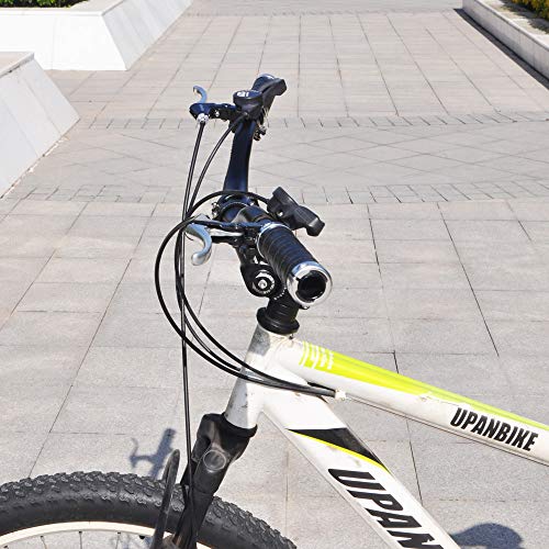 UPANBIKE Mountain Bike Handlebar 31.8mm Aluminum Alloy MTB Bicycle Riser Handlebar Extra Long 780mm with Paint Matte Surface (Black,780mm)