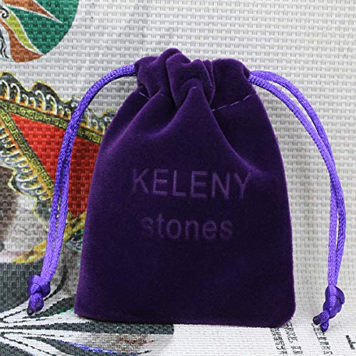 Keleny Natural Green Prehnite Gemstones 8mm Round Beads Crystal Stretch Bracelets 7 Inch Unisex