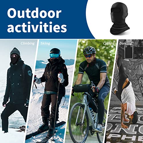 YESLIFE Purple UPF 50+ Balaclava Ski Mask, Motorcycle UV Protector, Motorcycle Helmets Face Mask for Men and Women