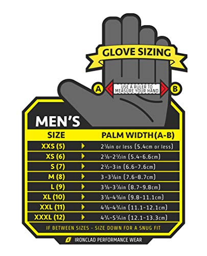 Ironclad Command Touchscreen Knit Foam Nitrile Glove; Touchscreen Infused Palm, A6 Cut Resistant, Foam Nitrile Palm Coating, Sized XS, S, M, L, XL, XXL