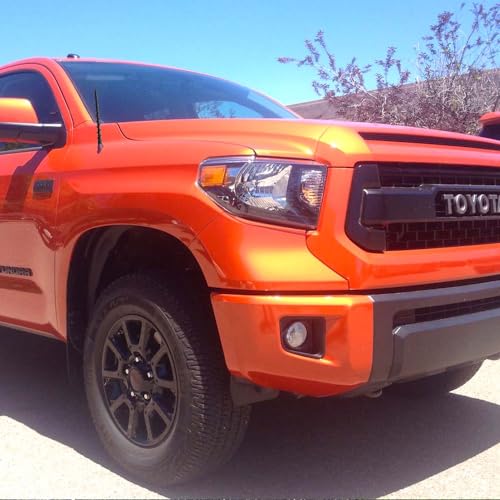 VOFONO 9 Spiral Inch Antenna Fits for 1995-2024 Toyota Tundra Tacoma FJ Cruiser, Toyota Accessories Car Wash Proof Flexible Rubber Copper Tundra Tacoma Antenna Designed for Optimized FM/AM Reception