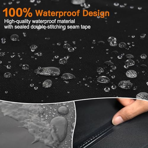 Ultima Durable Grill Cover for Weber Spirit and Spirit II 200 Series Outdoor Grill,48 Inch Heavy Duty Waterproof Rip-Proof BBQ Cover,Fade Resistant 7138 Grill Cover for Weber with Straps and Air Vent