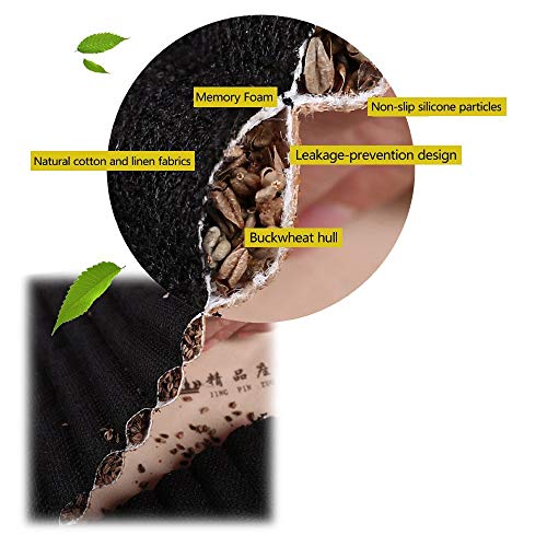 Suninbox Car Seat Covers Universal Car Seat Covers Pads Mat,Buckwheat Hull Bottom Seat Covers for Cars,Cooling Seat Covers Breathable Comfortable Ventilated (Beige Front Seat)