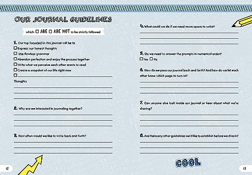 Mother and Son Together: A shared journal for teen boys & their moms