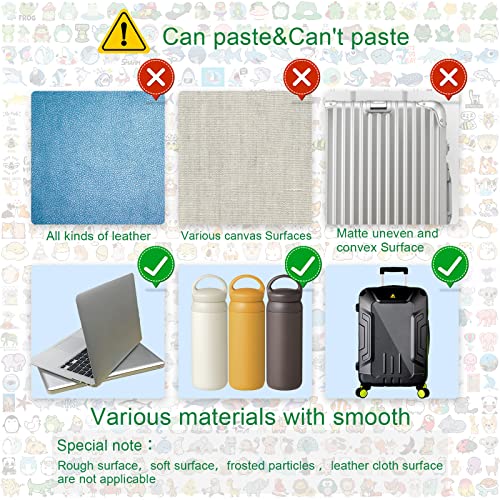 Arme 600 PCS Stickers Pack,Cute Colorful Waterproof Stickers,Vinyl Art Stickers.Stickers for Water Bottles,Skateboards and Notebooks, Laptop Stickers for Teens Girls Kids Adults