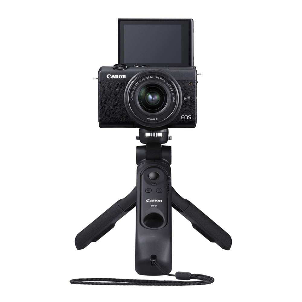 Canon EOS M200 Mirrorless Digital Vlogging Camera, Content Creator Kit, with Tripod, Memory Card, and Detachable Wireless Remote