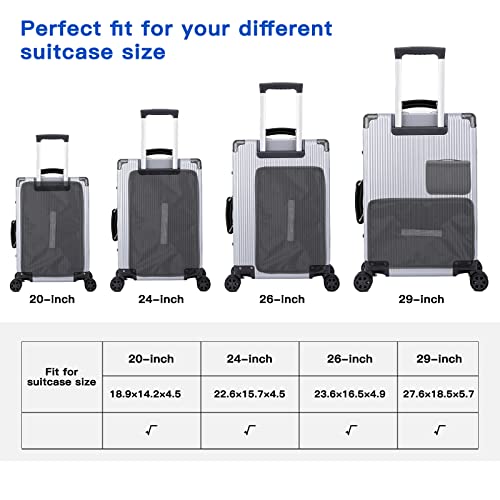 Aomiduo Portable Hanging Travel Shelves with Toiletry Bag Set, OUMEDUO Premium Durable Oxford Packing Cubes for Suitcases Hanging Carry on Closet Luggage Organizers for Travel