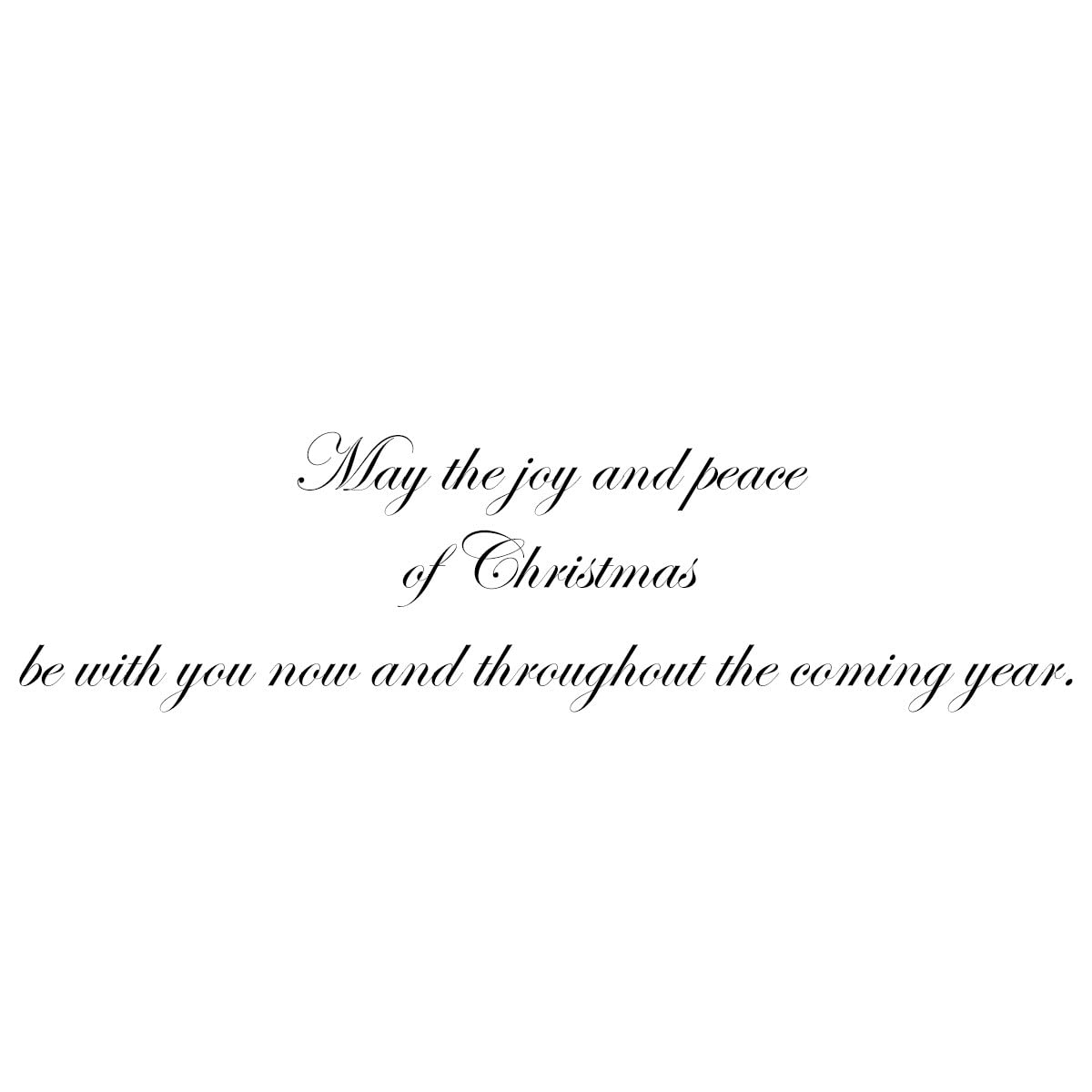 Merry Christmas Cards for Business & Family (Snowflake Wreath) Bulk Greeting Card Set Pack of 25 Christmas Cards with Envelopes (5x7 inch - A7) Great for Office, Work, Employees & Clients H1606