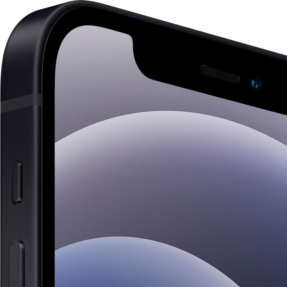 Apple iPhone 12 (Renewed), 64GB, Black - Fully Unlocked